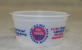 70003 E-z Mix 1/4-pint Plastic Mixing Cups Box Of 200