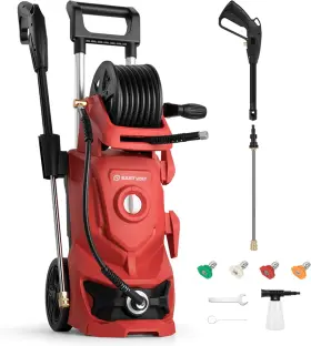 Cl-2196ar Eastvolt Electric Pressure Washer 2175psi 2.4gpm Power Machine Red