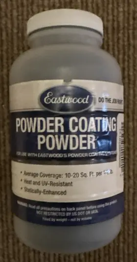 22419 Eastwood Powder Coat Black Primer Coating 8 Ounces Usa