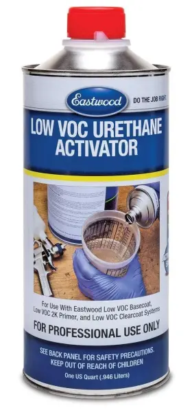 Eastwood 607174106721 Low Voc Urethane Slow Activator For Base Clear Coat 1 Quart 32 Oz