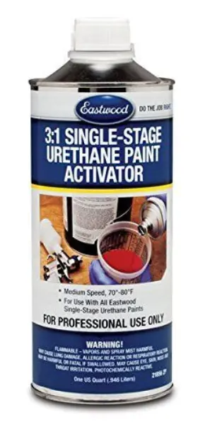 Eastwood 607174135271 Medium Speed Activator For Single Stage Paints 32 Oz 70 To 80 Degrees F