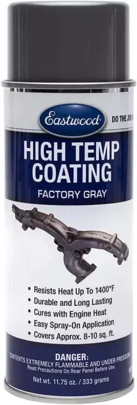 Eastwood 689826979235 High Temperature Resistant Factory Gray Coating Aerosol 11.75oz