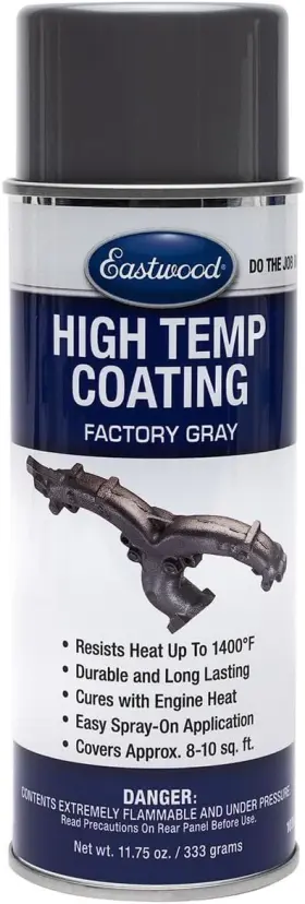 Eastwood 695640711739 High Temperature Resistant Factory Gray Coating Aerosol 11.75oz
