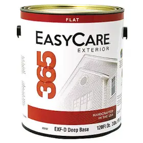 Easycare 042909097866 Exfd-gl 365 Exterior Latex House Paint Flat Deep Base 1 Gallon