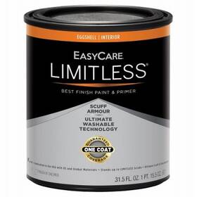 Easycare 042909130723 Limitless Interior Paint And Primer Pastel Base Eggshell Acrylic Latex Quart - Lliep