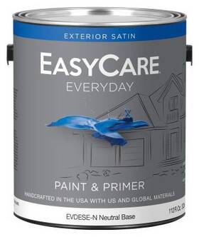 Easycare 042909144133 Everyday Exterior Latex Paint Satin Neutral Base Gallon - Evdesen-gl