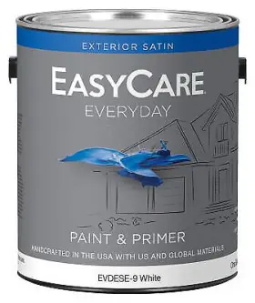 Evdese9-gl Easycare Everyday Exterior Latex Paint Satin White Gallon