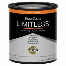 Llie1-qt Easycare Limitless Interior Paint And Primer White Eggshell Acrylic Latex Quart - Llie1
