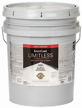 Llimm-5g Easycare Limitless Interior Paint And Primer Medium Base Matte Acrylic