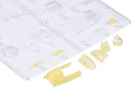 Eduard Eduex759 1/48 Ju88c-6 Paint Mask Seal For Icm Plastic Models Multicolor