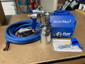 2202-fujiea Egear Fuji 2202 Semi-pro 2 Hvlp Spray System Bundle And Accessory