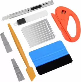 Ehdis 742790062072 Window Tint Tool Kit Vinyl Wrap Tools Installation 7 Mix Color
