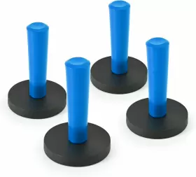 Cn020bu Ehdis Vinyl Wrap Magnets For Cars Black Magnet Holder Pack Of 4 Blue