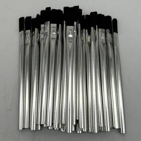 Encon 4412-10030 Acid Brush Tin Handled 6 Inch Oal 1/2 Width Nylon Fill Lot Of 35