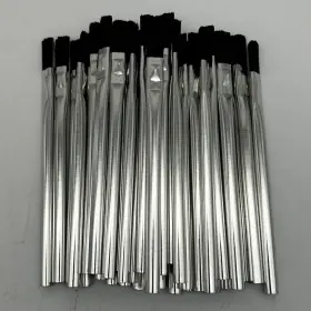 4412-10030 Encon Acid Brush Tin Handled 6 Inch Oal 1/2 Width Nylon Fill Lot Of 35
