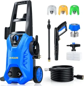 Eph001 Eveage Pressure Washer 2 .8gpm Pwma Certified Electric 4200 Psi Blue
