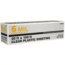 Cflw0620c Excess Hardwareand Plastic Sheeting 20ft X 100ft Lot Of 4 Each