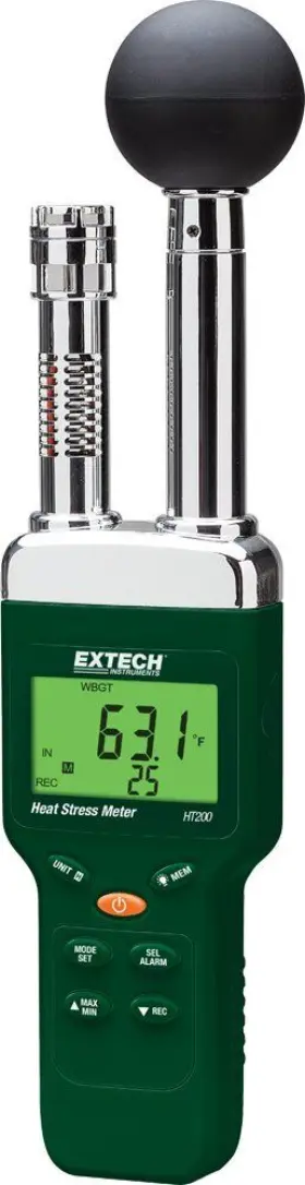 Ht200 Extech 793950112007 Heat Stress Wgbt Meter Black
