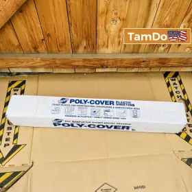 Farm Plastic Supply 740223160623 Ward Bros Poly-cover Sheeting 6 Mil 6ft X 100ft Clear Polyethylene Const