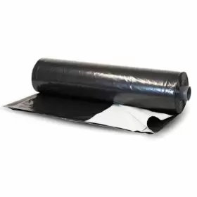 St10 Farm Plastic Supply - Silage Tarp Black/white Sheeting 5 Mil Ft20ft