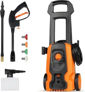 Jx0792802 Fazil Electric Pressure Washer 4000 Psi 2.8 Gpm Black Orange