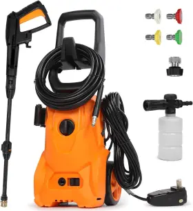 Jx1610001 Fazil 4000psi Electric Pressure Washer 2.6gpm High Power Tangerine