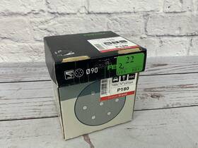 Festool 497369 Granat P180 Sanding Discs 90mm 6-hole Abrasive Pack Of 100
