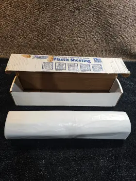 19250 Film-gard 100 Inch W X 200ft L 2 Mil Thick Natural Polyethylene Sheeting
