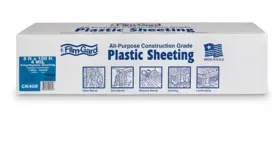 625904 Film-gard Plastic Sheeting 4 Mil X 8 Ft. W 100 L Polyethylene Clear