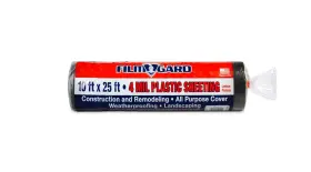 626161 Film-gard Consumer Plastic Sheeting 10 Width X 25 Length 4 Mil