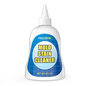 B08bfm14kr Followin Mold Mildew Stain Cleaner Gel - Washing Machine Tile Grout Bathroom 8oz