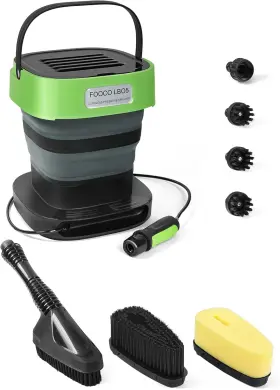 Lb05 Fooco Pro Cordless Pressure Washer With Foldable 3.2gal Water Tank And