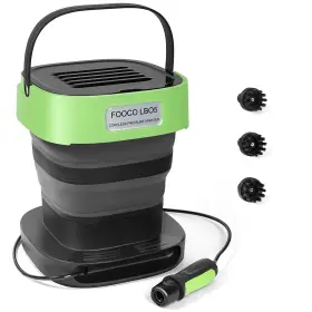 Lb202503 Fooco Portable Cordless Electric Sprayer With 3.2 Gal Water Tank Auto-retract Lb05