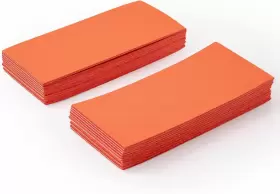 F02f Foshio 20pcs Orange Standard Pre-cut Self-adhesive Squeegee 20 Pieces