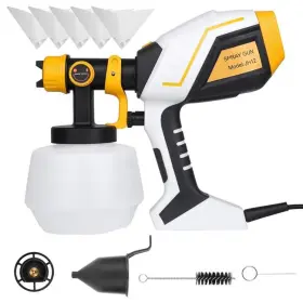 Fff-gpct4259 Fresh Fab Finds Electric Paint Hvlp Spray Gun Handheld Painter W