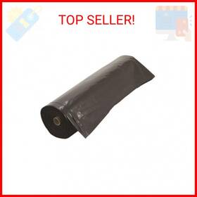 Frost King 077578027487 Black Polyethylene Sheeting 10ftx25ftx4 Mil Thickness