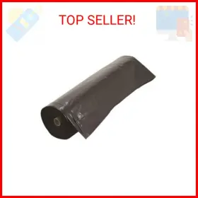 Frost King 077578027487 Black Polyethylene Sheeting 10ftx25ftx4 Mil Thickness