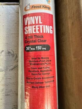 Frost King 077578040301 V3650/4b Vinyl Sheeting Roll 36 Inch X 150ft