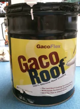 Gr1600-5 Gaco Flex 66928 Roof 100% Silicone Coating 5 Gal. Bucket White Fs
