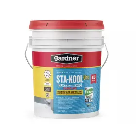 Gardner 445021433469 5 Gal. Sta-kool Premium Turbo-dri White Roof Coating