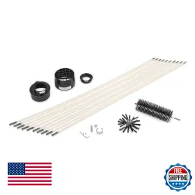 B0d7wy93jw Gardus Rle42 Linteater Dryer Vent Cleaning Kit 42ft Rotary System