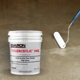 766005 Garon Products Inc Tigercrylic Hg Clear Acrylic Floor Sealer 5 Gal Kit