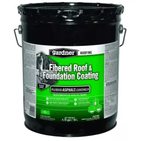 90481567 Gibson Gardner-gibson Gardner 5 Gal Asphalt Roof Coating In Black 0105-ga