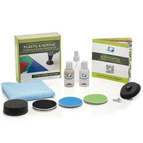 31011 Glass Polish 3ftft Plastic And Acrylic Polishing Scratch Removal Kit - 3