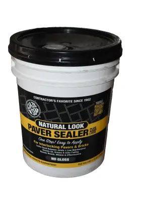 Glaze N Seal 010734319149 5 Gallon Gns Clear Natural Look Paver Sealer With Sand Lock