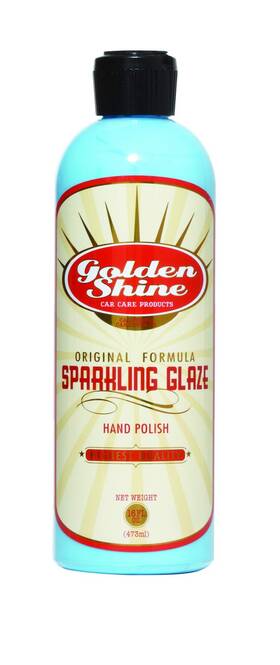 Golden Shine 54016 Sparkling Glaze Automotive Paint Polish 16 Ounce Bottle Blue