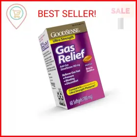 Goodsense 370030145652 Ultra Strength Gas Relief Softgels Simethicone 180 Mg Antigas Supplement