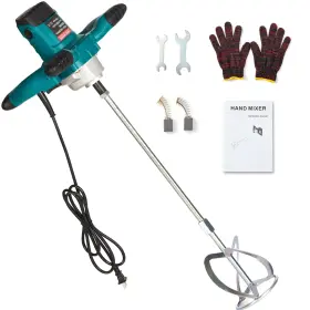 Hm-210 Goyappin Cement Mixer 2300w Portable Electric Concrete With 6 Adjustable Speed Hand