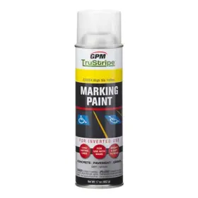 Invmrk-14 Gpm Trustripe 17 Oz High Visibility Yellow Inverted Marking Paint Aerosol