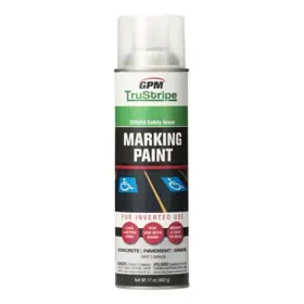 Invmrk-16 Gpm Trustripe 17 Oz Safety Green Inverted Marking Paint Aerosol Spray